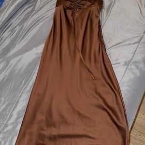 Forever 21 Brown Sweetheart Gown